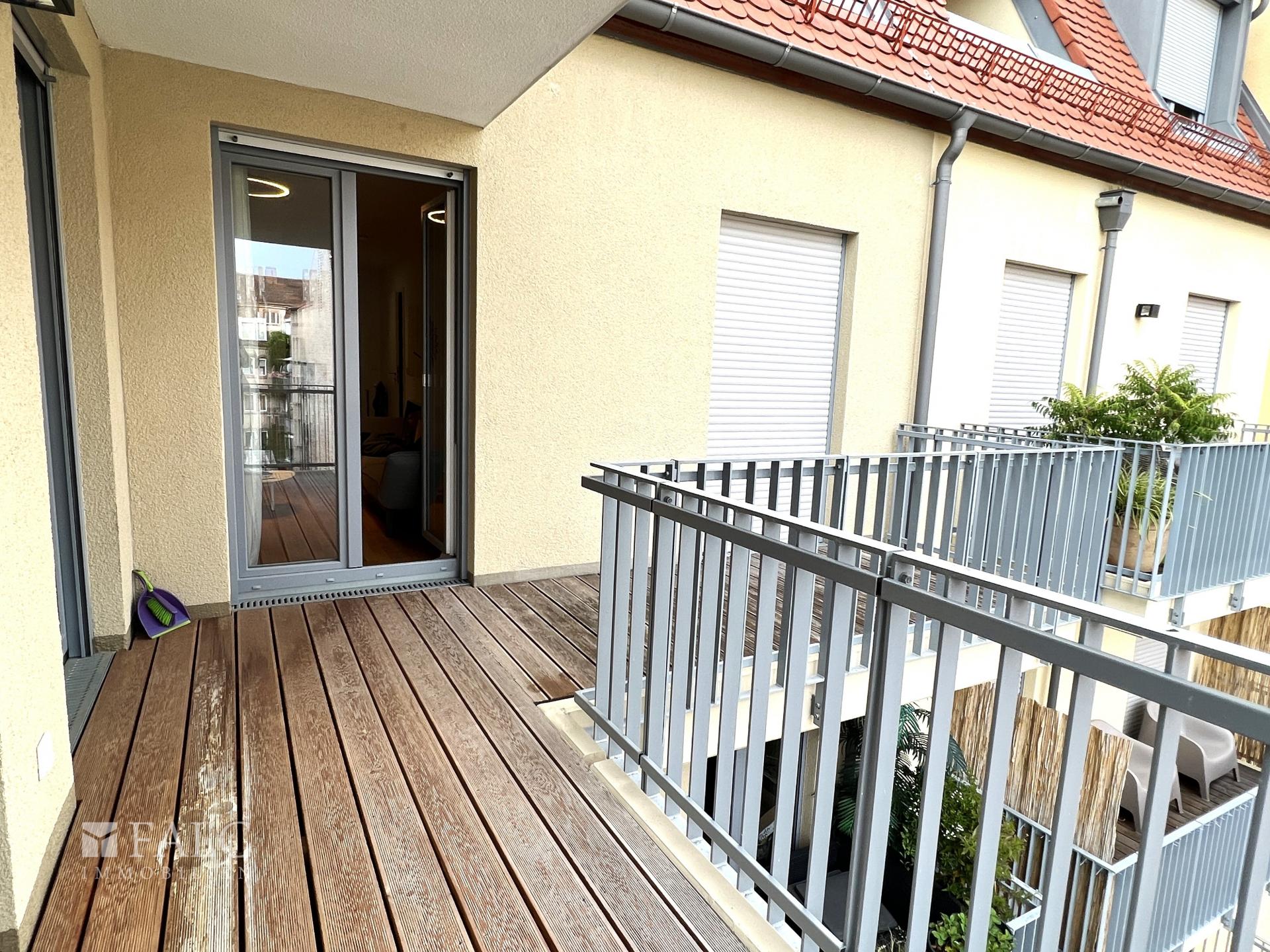 Balkon-Zugang zum Wohnzimmer